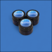 3-Pack Blue Glass Hologram Containers