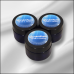 3-Pack Blue Glass Hologram Containers