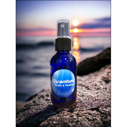 2oz Blue Glass Fine Mist Sprayer