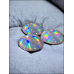 3-Pack of Canine Complete on Glass Cabachons